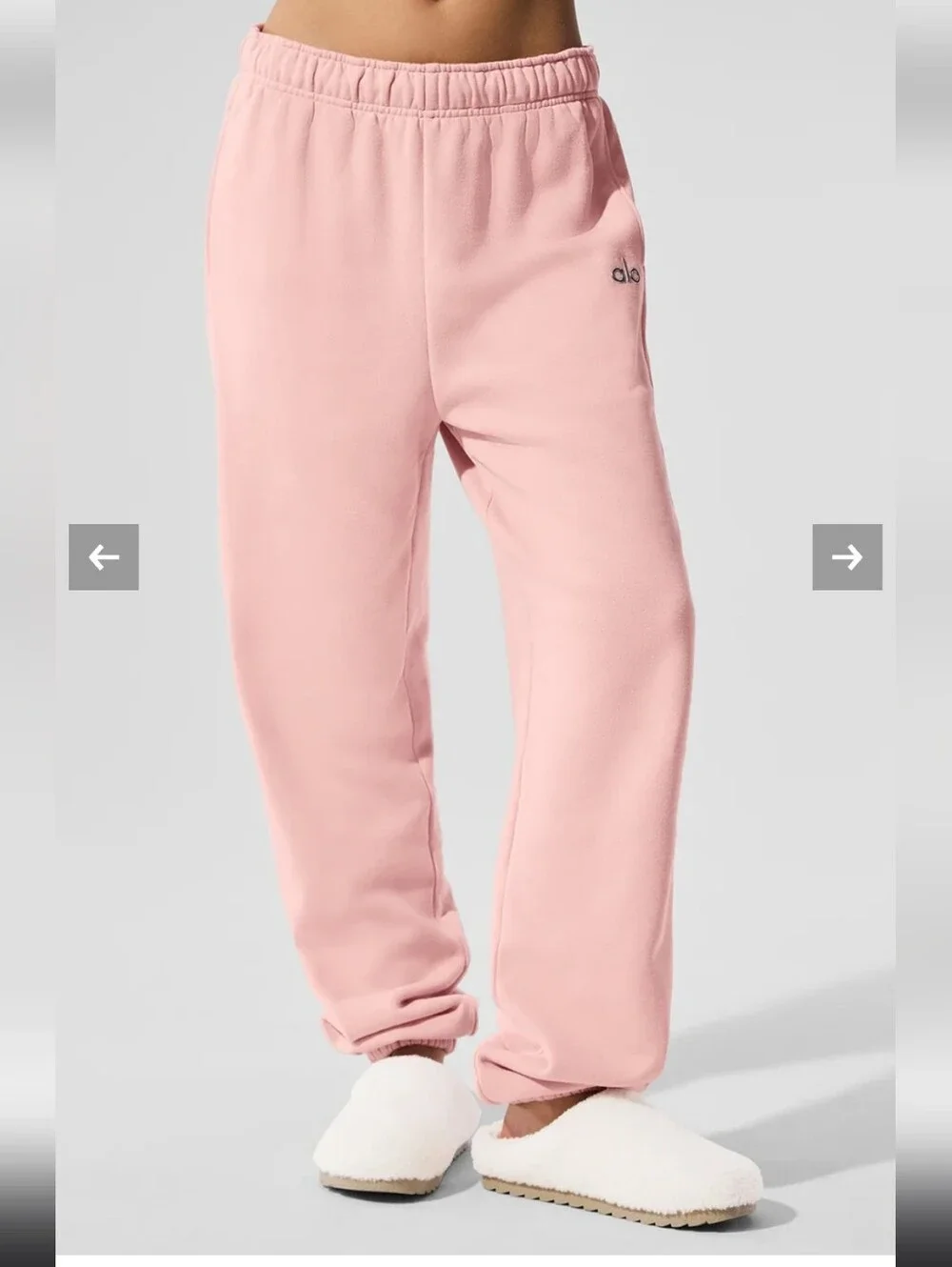 Alo Yoga Pink Quartz Jogger Sweatpants